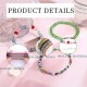 24 Pcs Handmade Beaded Bracelets For Women Adjustable Crystals Stretch Bracelet Colorful Elastic Beaded Anklet Bracelets Set 24 Pcs Handmade Beaded Bracelets For Women Adjustable Crystals Stretch Bracelet Colorful Elastic Beaded Anklet Bracelets Set